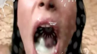 Busty brunette masturbates shaved pussy საშხაპე